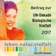 Logo der UN-Dekade Biologische Vielfalt 2017